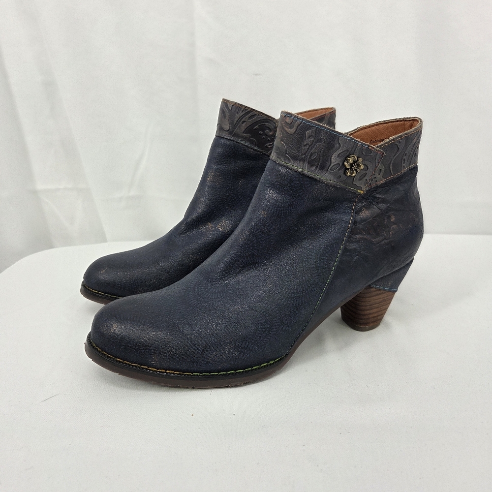 L'ARTISTE Bestlove Boots Navy Multi Women's EU 40 - Picture 2 of 11